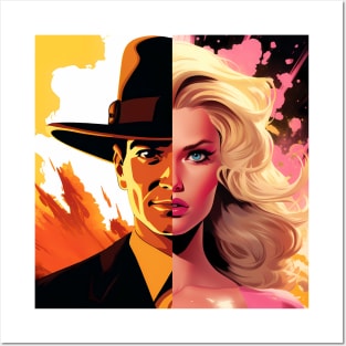 Barbie x Oppenheimer | Barbenheimer mashup Posters and Art